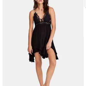 Free People Adella Dress Black Small